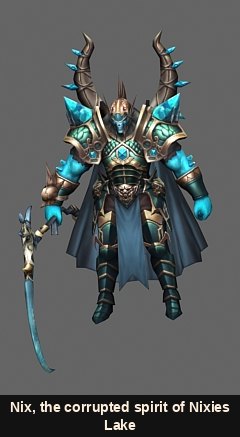 Nix, el jefe de la zona de jefe de Nixies Lake