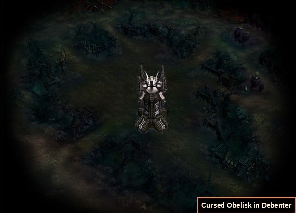 Cursed Obelisk en Debenter