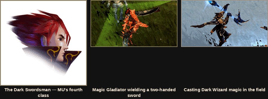 The Magic Gladiator, the fourth character class added to Mu Online