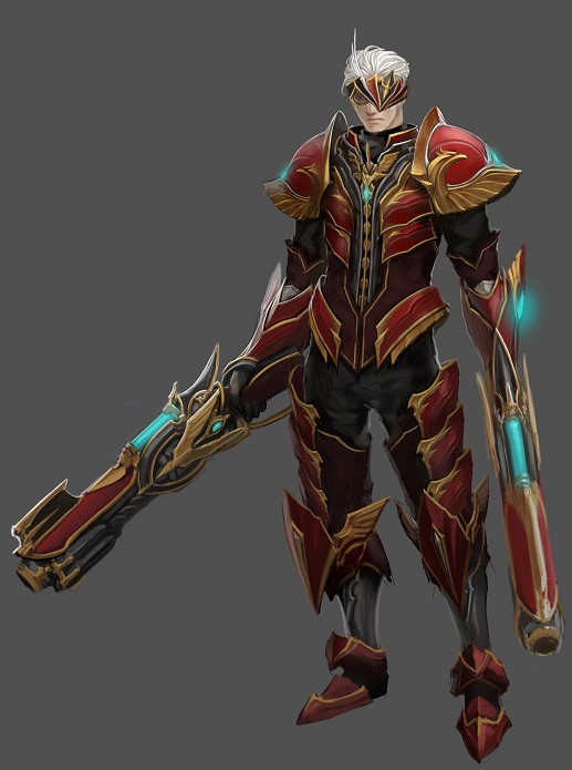 Key art of the Gun Crusher, the new Season 16 class