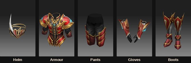 The Prear set, the Gun Crusher's first full armour set