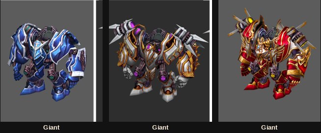 Ba thú cưỡi Giant từ nhiệm vụ chuyển class lần 5