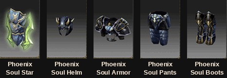 Set Phoenix Soul dành cho Rage Fighter trong Mu Online Season 6