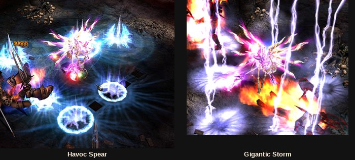Havoc Spear i przerobiony Gigantic Storm