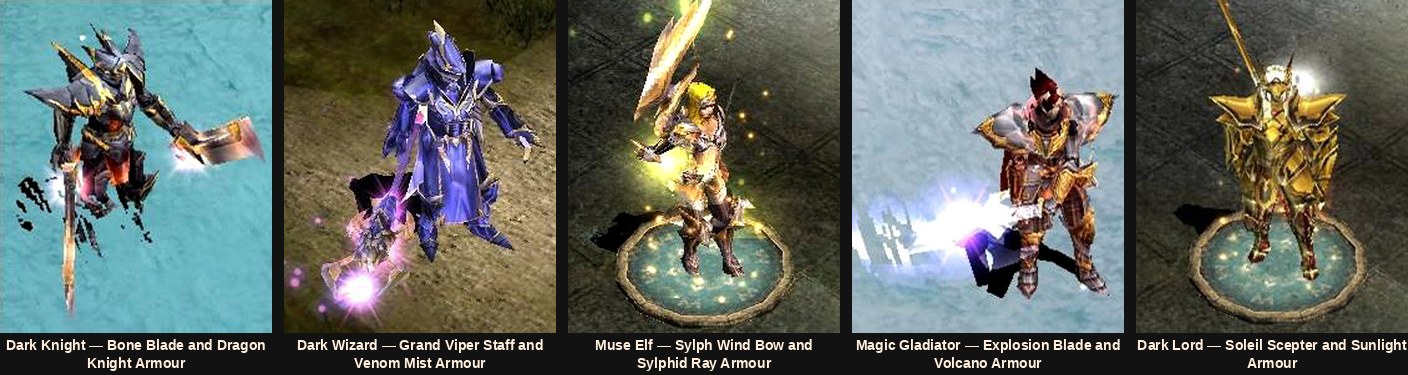 As armas e armaduras de nível 380 adicionadas ao Mu Online com o Kundun's Counterattack