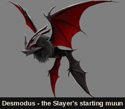 O muun Desmodus com que o Slayer começa