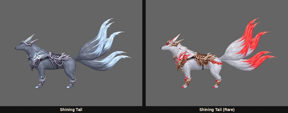 O Guardian Shining Tail e sua versão rara