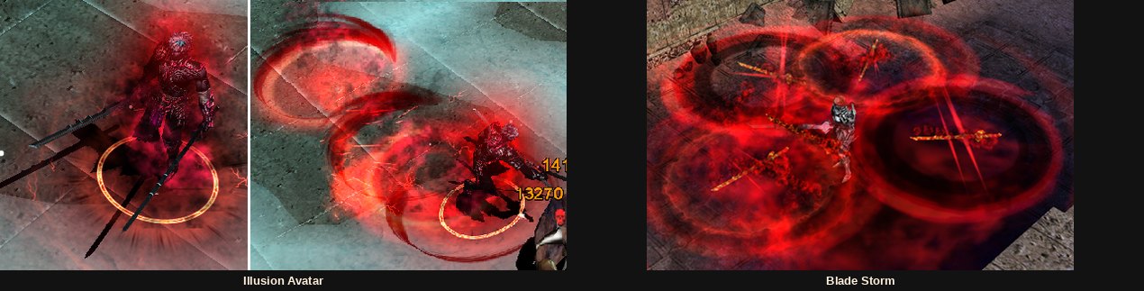 Illusion Avatar e Blade Storm