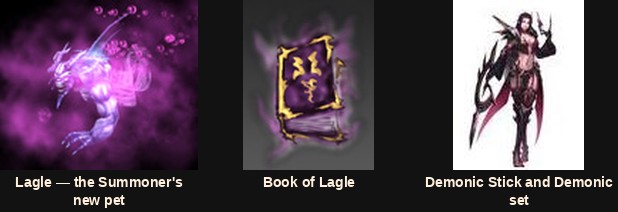 Lagle, o Book of Lagle e o equipamento Demonic no Mu Online Season 4