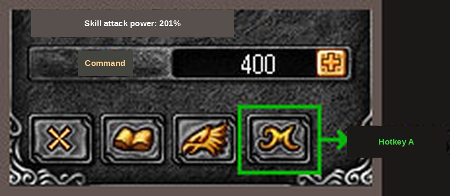 Butonul skill tree-ului Master Level în Mu Online Season 3