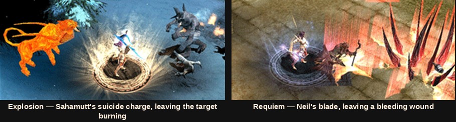Explosion și Requiem, skill-urile pet-urilor Summonerului în Mu Online Season 3