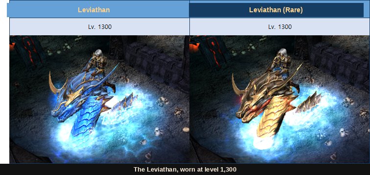 Leviathan Guardian ve nadir renk versiyonu