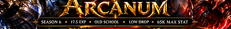 Mu Arcanum S6 Old School x17.5 Mu Online server banner