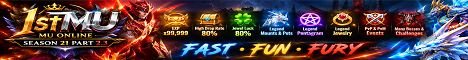 ⚔️ 1stMU – MU Online Season 21 Part 2.3 Mu Online server banner