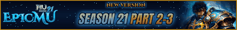 EpicMU S21 Part 2-3 x500 | NO WIPE | Long-Term Mu Online server banner