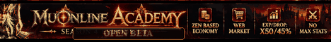 🔥 THE SERVER IS LIVE — JOIN NOW!
⚔️ MUONLINE.ACADEMY SEASON 4 OPEN BETA IS ALREADY RUNNING